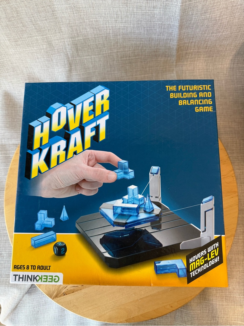 Hover Kraft by Think Geek Futuristic Building Balancing Game, used good cond.